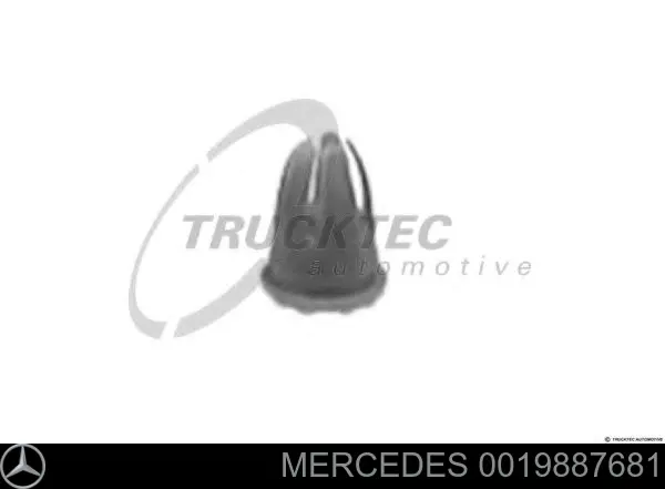 Braçadeira (cápsula) de fixação de moldura da porta Mercedes 0019887681 preço, a partir de 1,60 USD