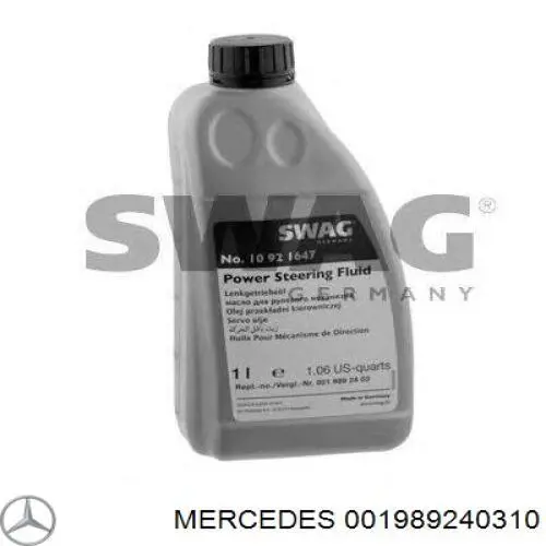 Fluido da Direção hidrâulica assistida Mercedes 001989240310 preço, a partir de 15,71 USD