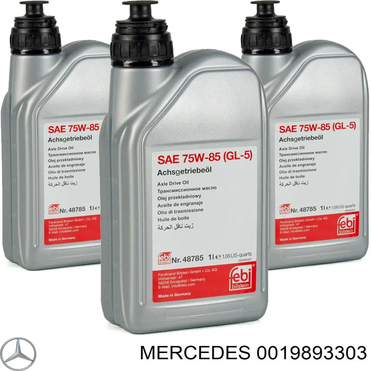 Compre 0019893303 Mercedes Óleo de transmissão