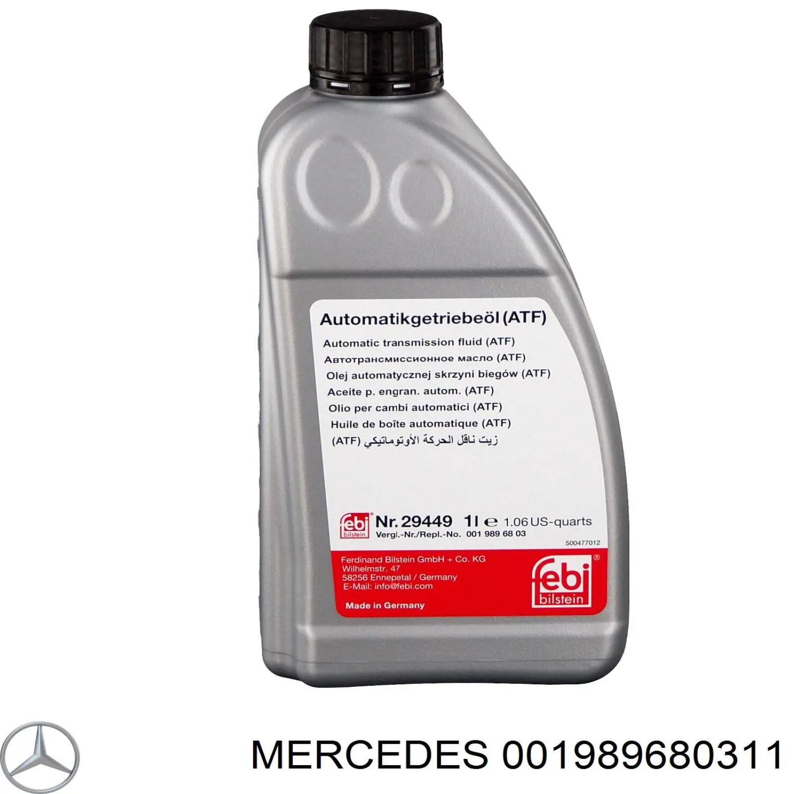 Compre 001989680311 Mercedes Óleo de transmissão