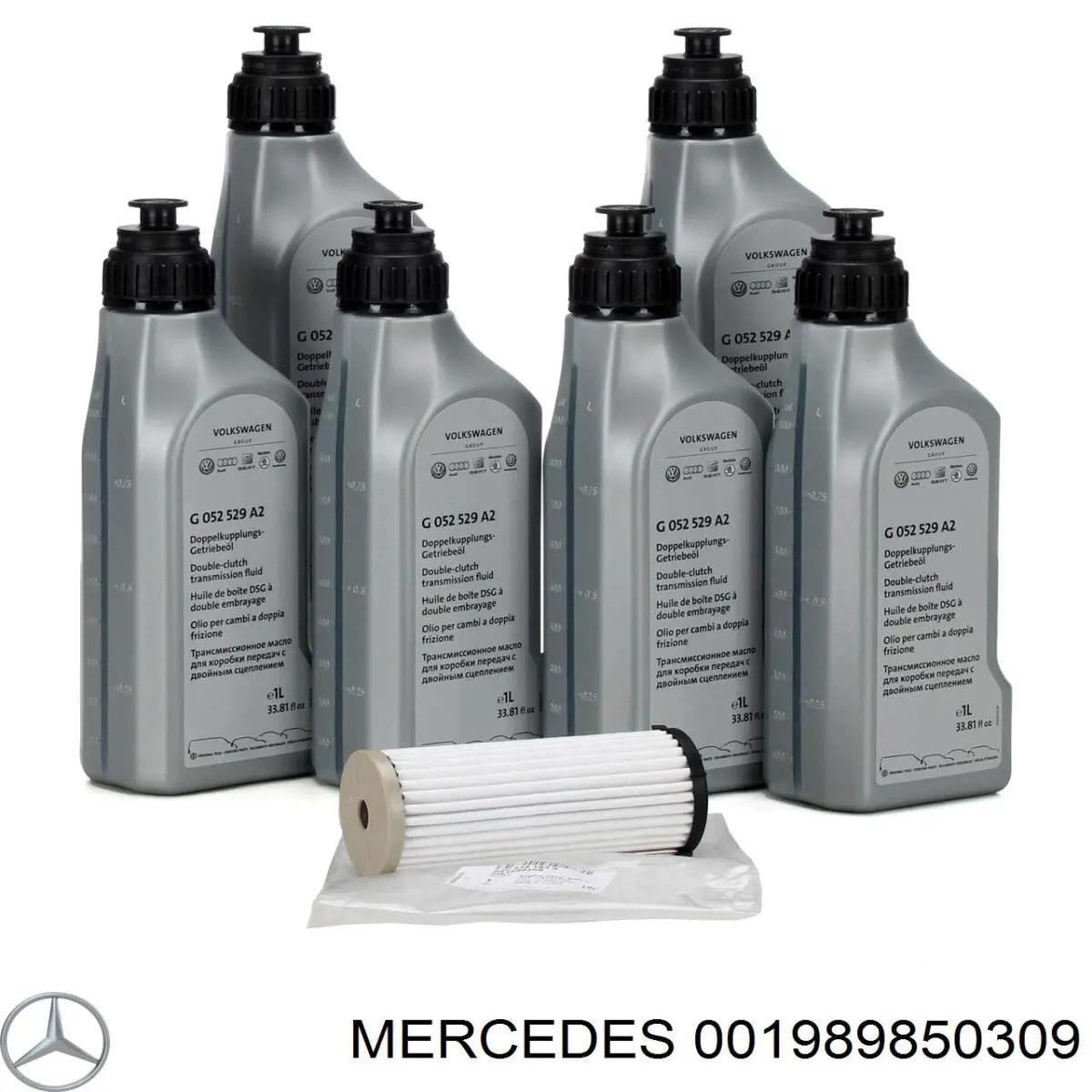Óleo de transmissão Mercedes 001989850309