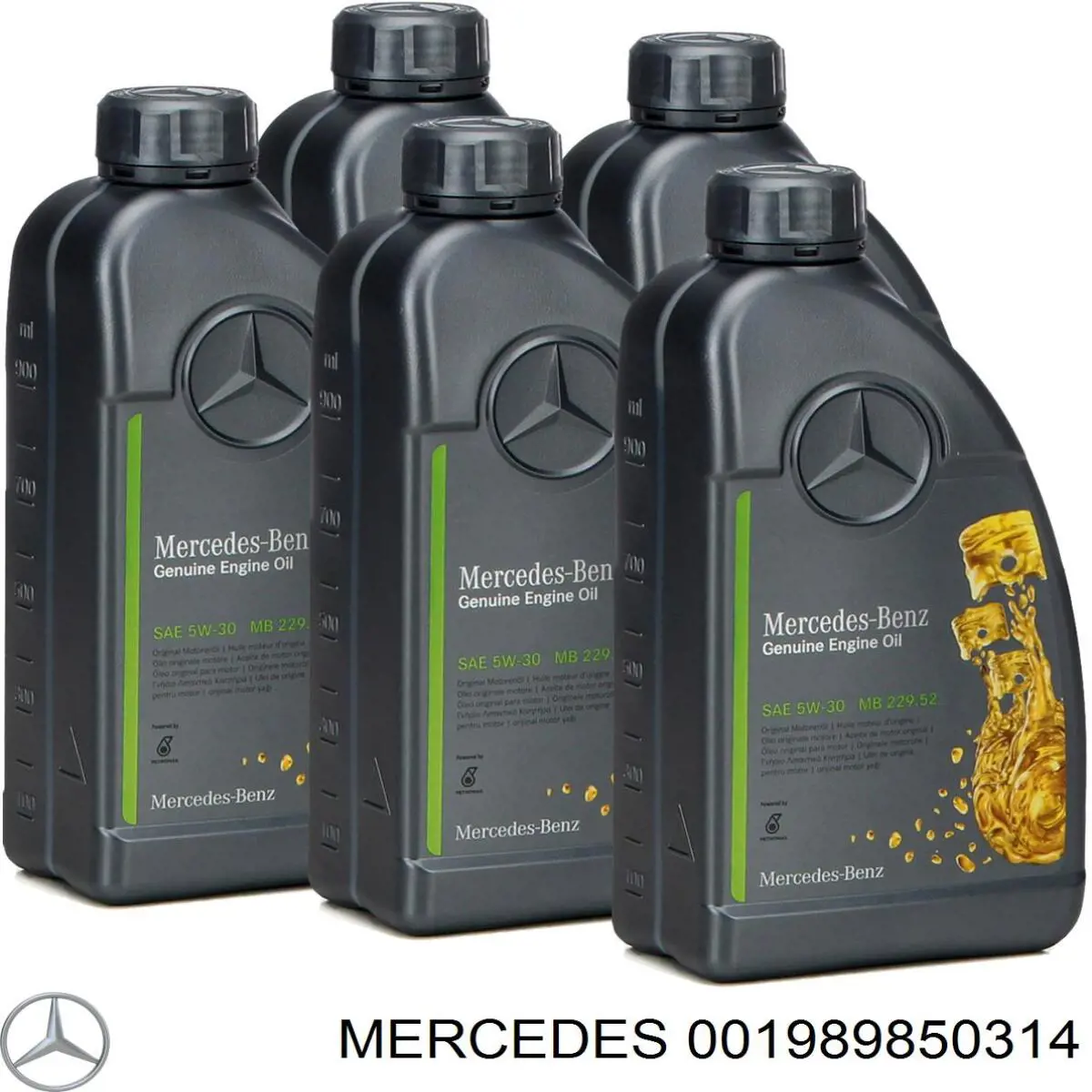 Óleo de transmissão Mercedes 001989850314