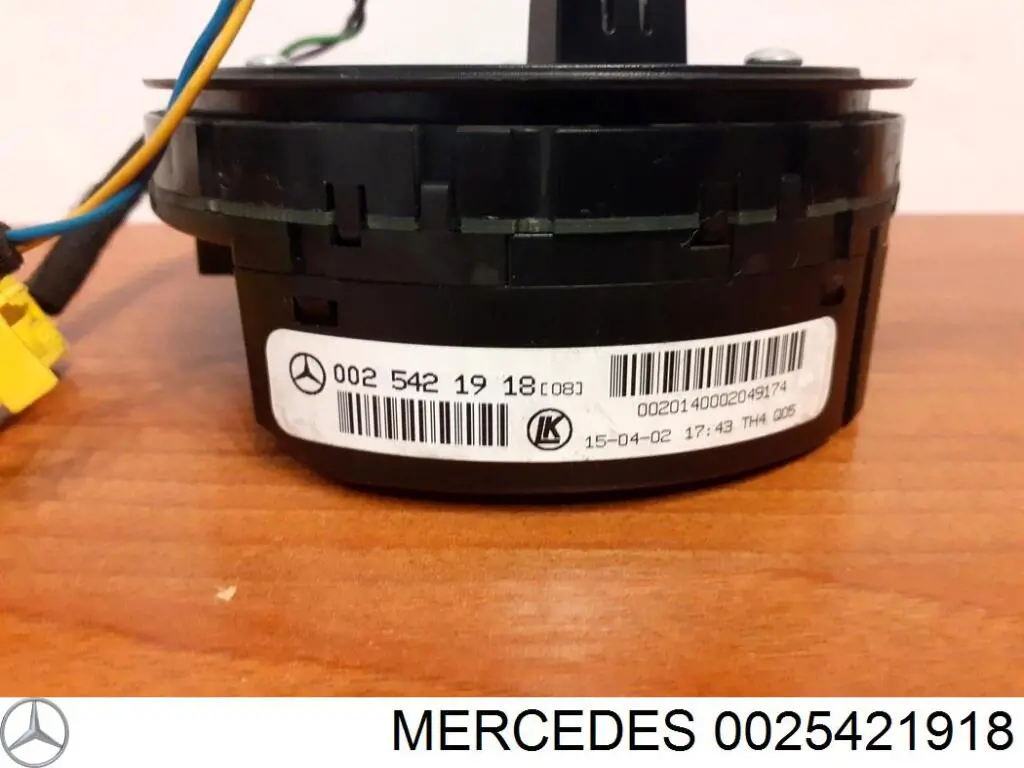 Sensor do ângulo de viragem do volante de direção Mercedes 0025421918 preço, a partir de 129,40 USD