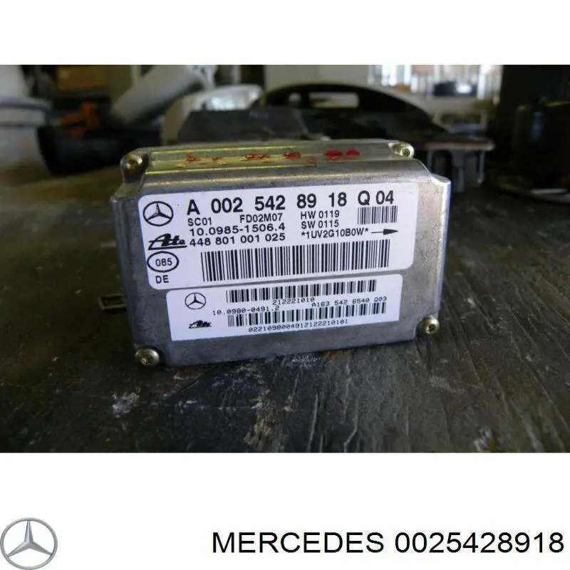 Sensor de aceleração transversal (ESP) Mercedes 0025428918 preço, a partir de 105,74 USD