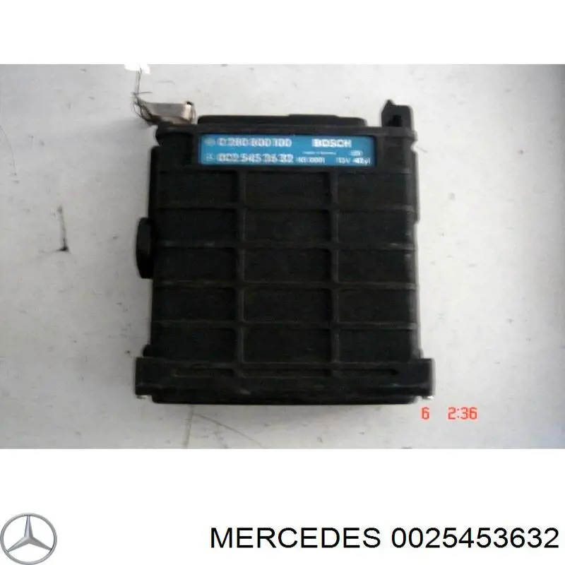 0025453632 Mercedes Módulo de direção (Centralina eletrônica) de motor