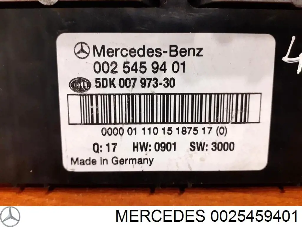 Unidade de controlo de sinais SAM Mercedes 0025459401 preço, a partir de 131,92 USD