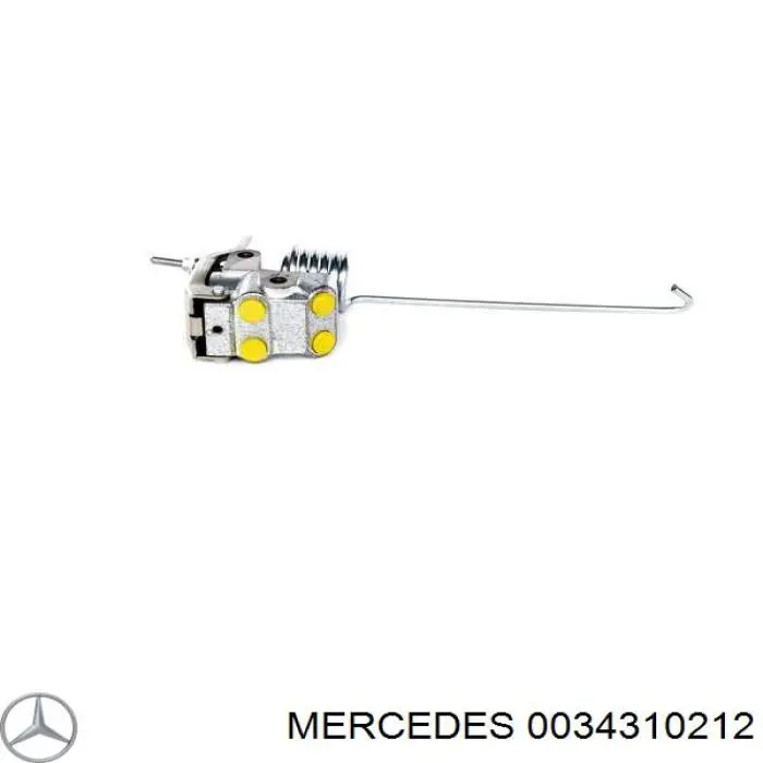 Compre 0034310212 Mercedes Regulador de pressão dos freios (regulador das forças de frenagem)