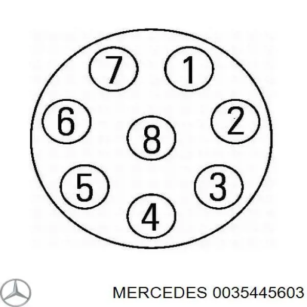 Compre 0035445603 Mercedes Lanterna traseira esquerda