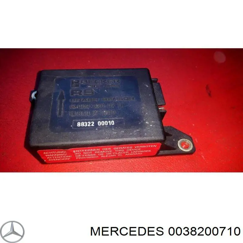 Módulo processador de controlo da bolsa de ar (Centralina eletrônica AIRBAG) Mercedes 0038200710 preço, a partir de 46,05 USD