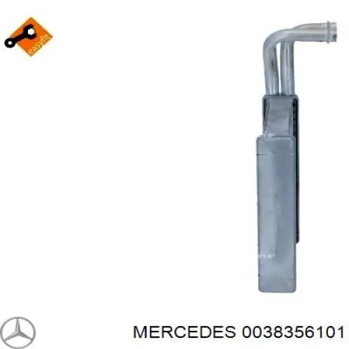Compre 0038356101 Mercedes Radiador de forno (de aquecedor)