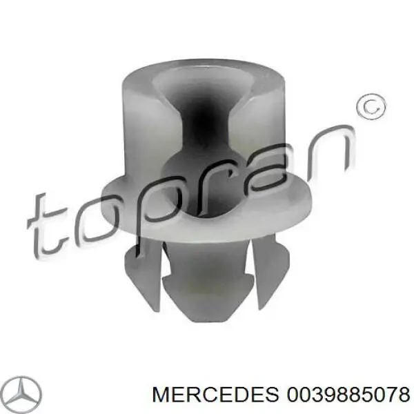 Compre A0039885078 Mercedes Cápsula (prendedor) de fixação de placas sobrepostas do acesso