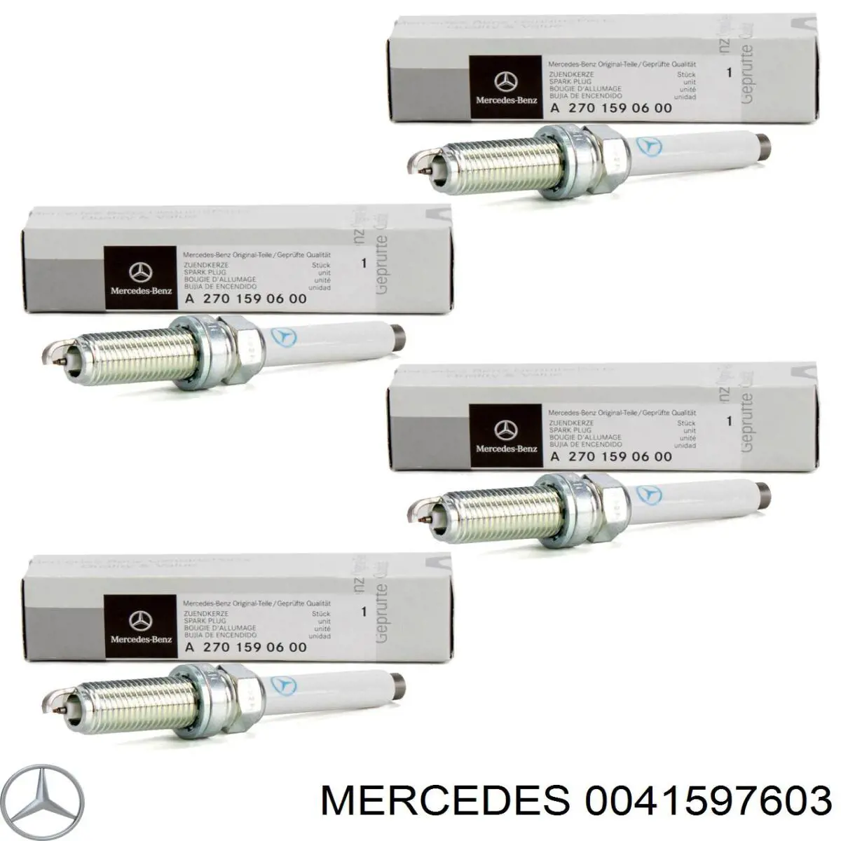 0041597603 Mercedes Vela de ignição