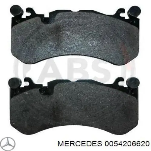 Sapatas do freio dianteiras de disco Mercedes 0054206620 preço, a partir de 74,40 USD