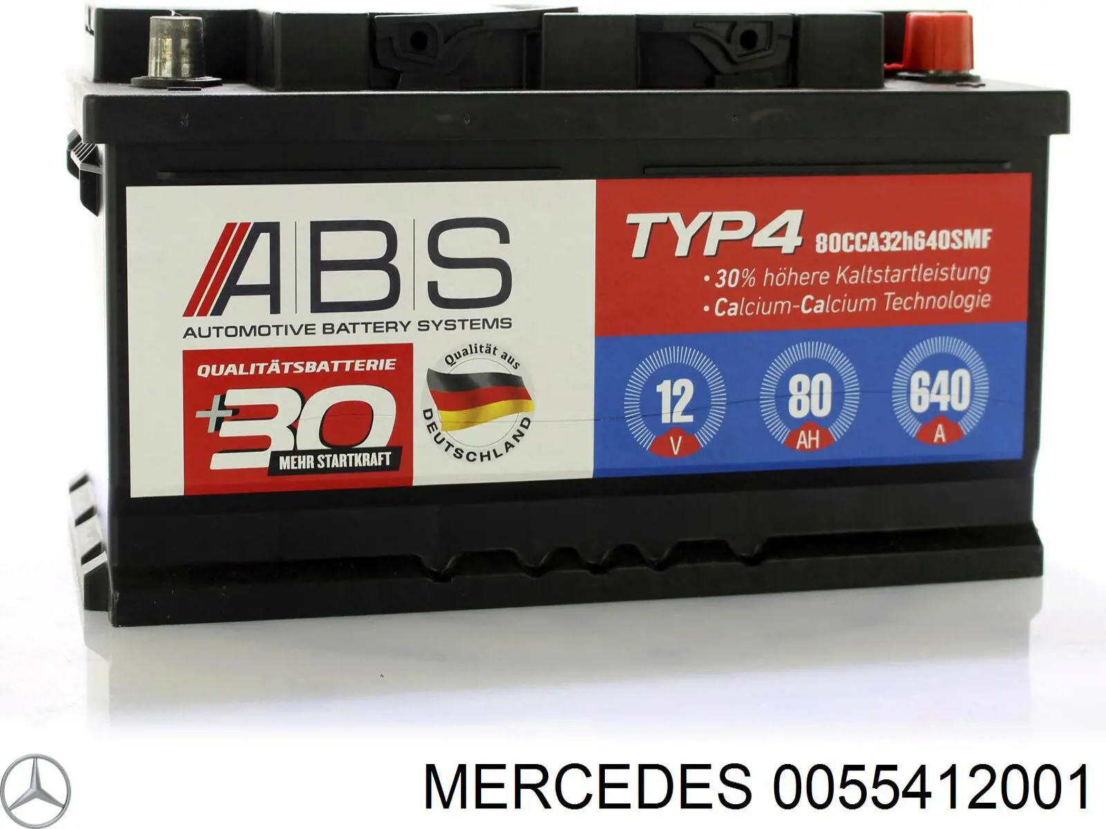 A0055412401 Mercedes Bateria recarregável (PILHA)