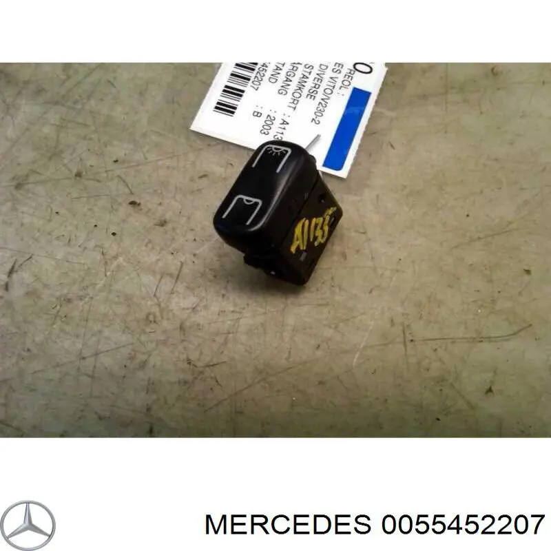 0055452207 Mercedes Botão de bloqueio de portas