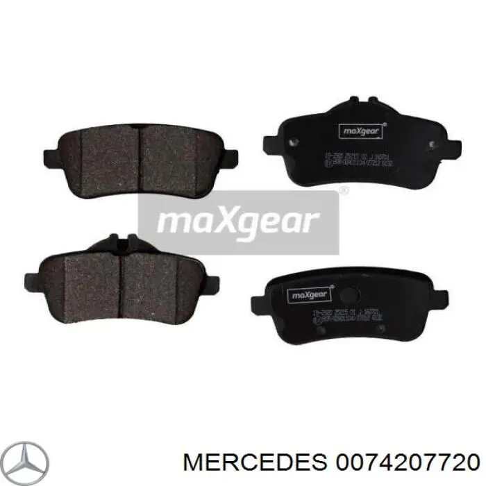 Sapatas do freio traseiras de disco Mercedes 0074207720 preço, a partir de 49,61 USD