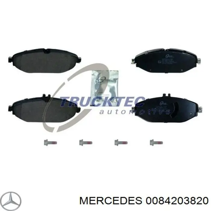 Sapatas do freio dianteiras de disco Mercedes 0084203820 preço, a partir de 26,37 USD