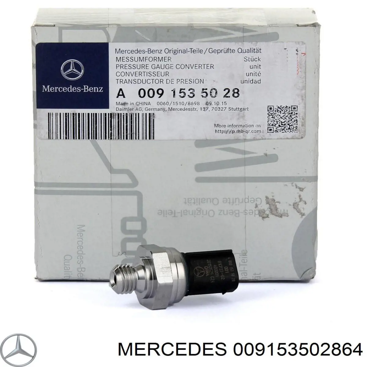 Sensor de pressão dos gases de escape Mercedes 009153502864 preço, a partir de 46,16 USD