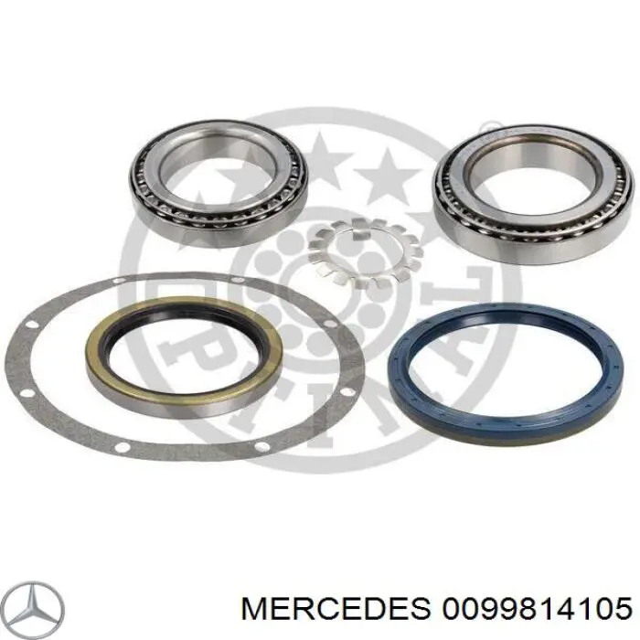 Rolamento interno de cubo dianteiro Mercedes 0099814105 preço, a partir de 17,38 USD