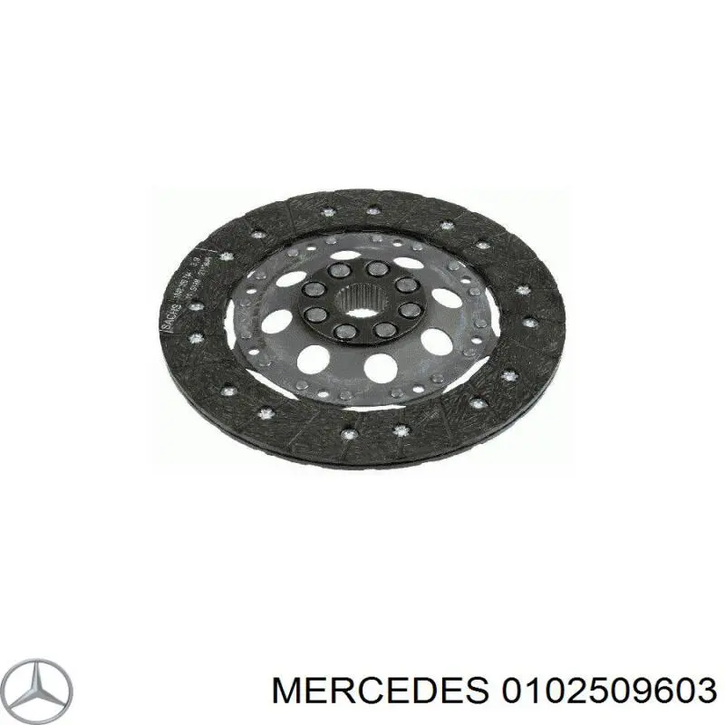 Compre 0102509603 Mercedes Disco de embraiagem