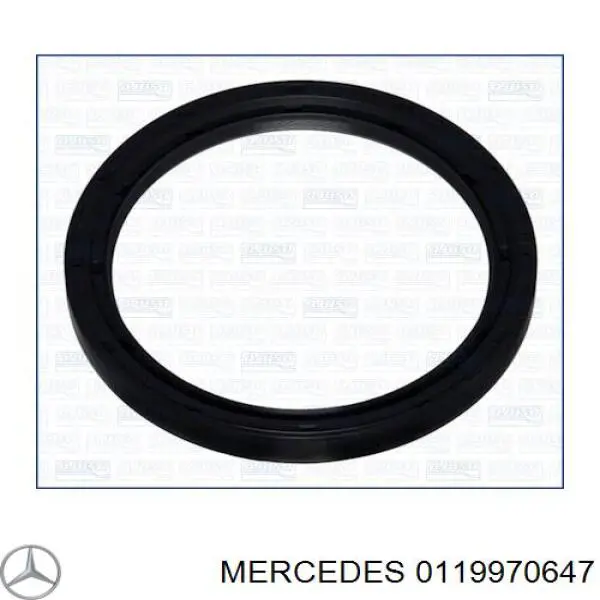 0119970647 Mercedes Vedação traseira de cambota de motor