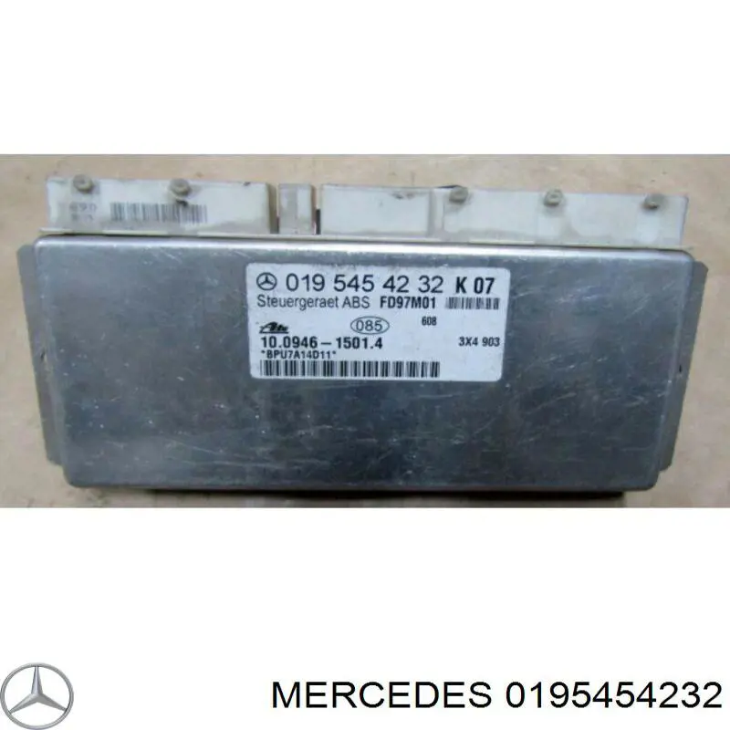 0195454232 Mercedes Módulo de direção (Centralina eletrônica) ABS