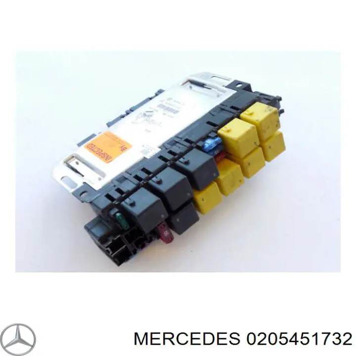 0205451732 Mercedes Unidade de dispositivos de segurança