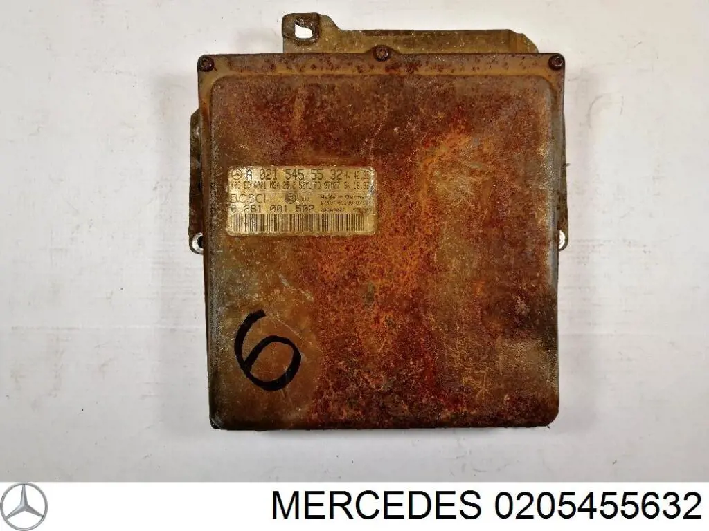 0205455632 Mercedes Módulo de direção (Centralina eletrônica) de imobilizador