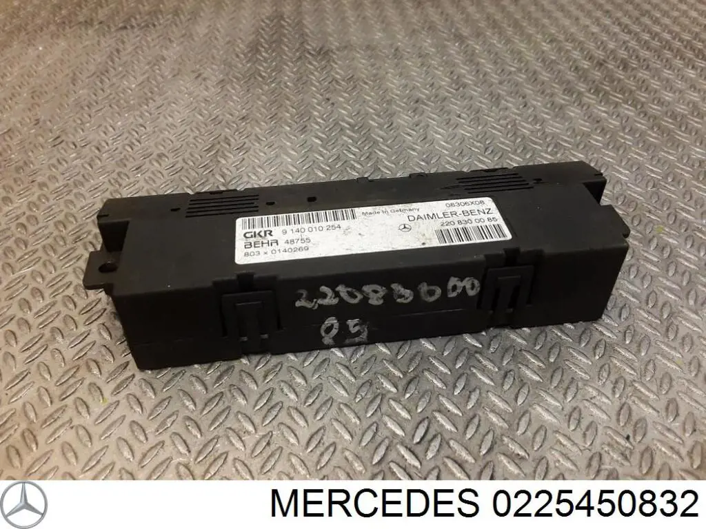 Unidade de controlo de suspensão pneumática Mercedes 0225450832 preço, a partir de 238,36 USD