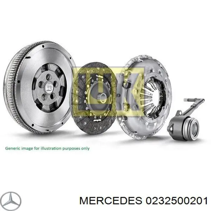 Kit de embraiagem (3 peças) Mercedes 0232500201 preço, a partir de 204,84 USD