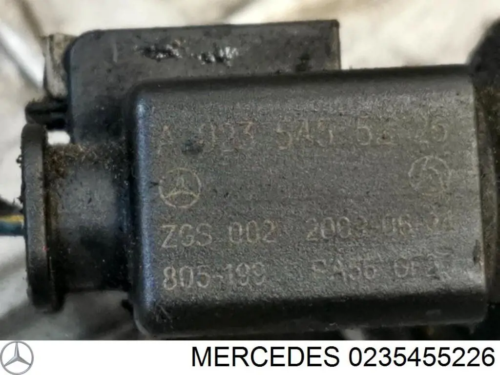0235455226 Mercedes Conector do sensor de pressão dos gases de escape