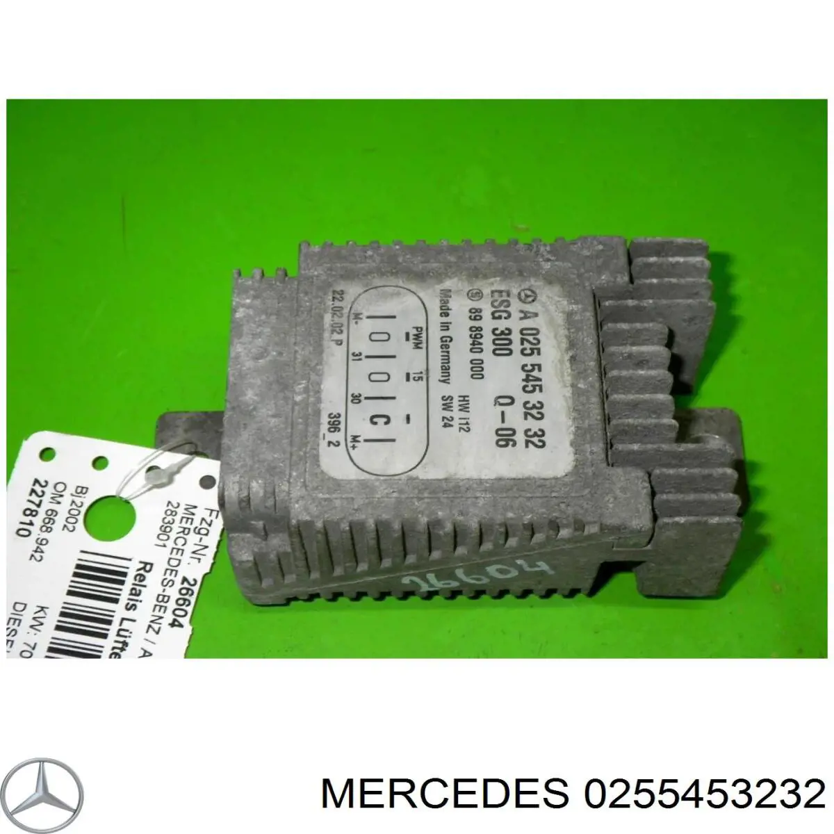 Regulador de revoluções de ventilador de esfriamento (unidade de controlo) Mercedes 0255453232 preço, a partir de 37,24 USD