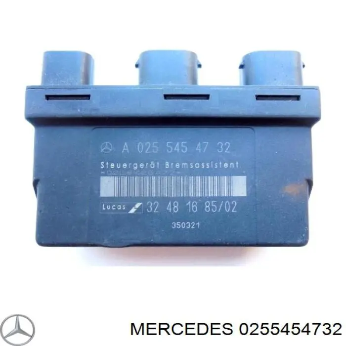 0255454732 Mercedes Módulo de direção (Centralina eletrônica) BAS