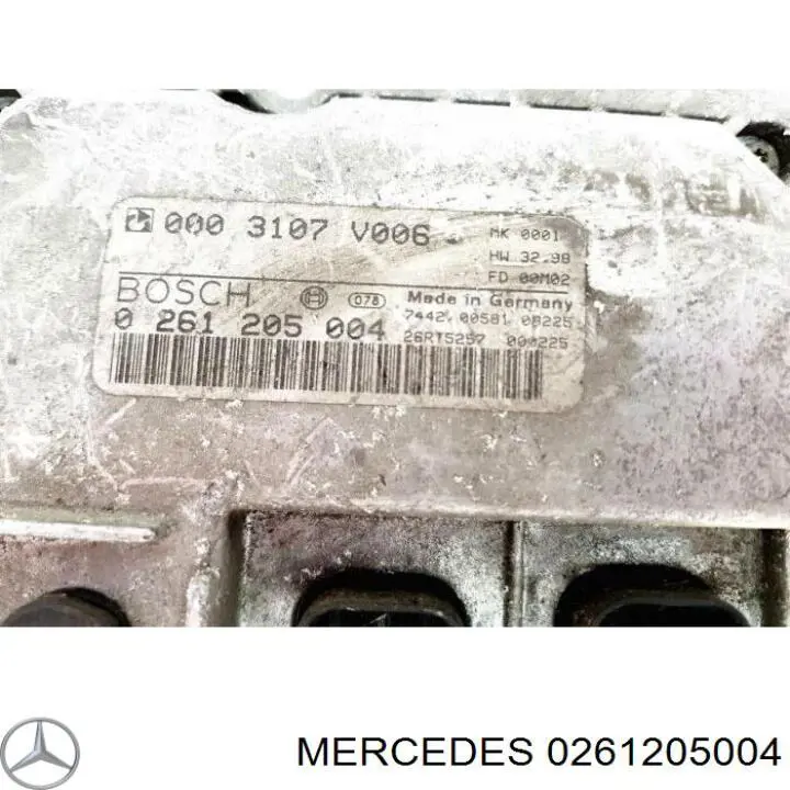 Módulo de direção (Centralina eletrônica) de motor Mercedes 0261205004