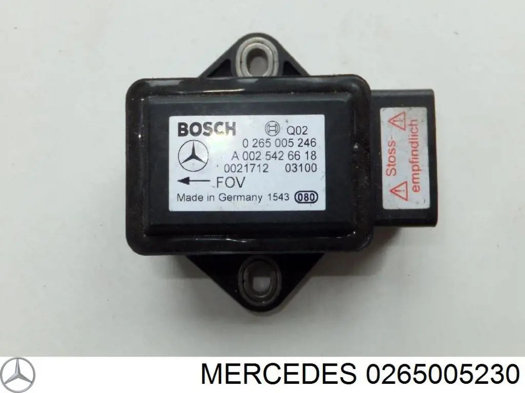 Compre 0265005230 Mercedes Sensor de aceleração transversal (ESP)