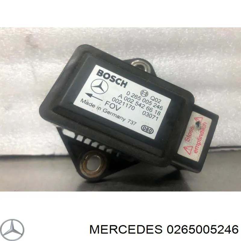 0265005246 Mercedes Sensor de aceleração transversal (ESP)
