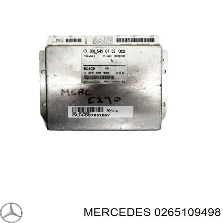 A0295455032 Mercedes Unidade de controlo ESP