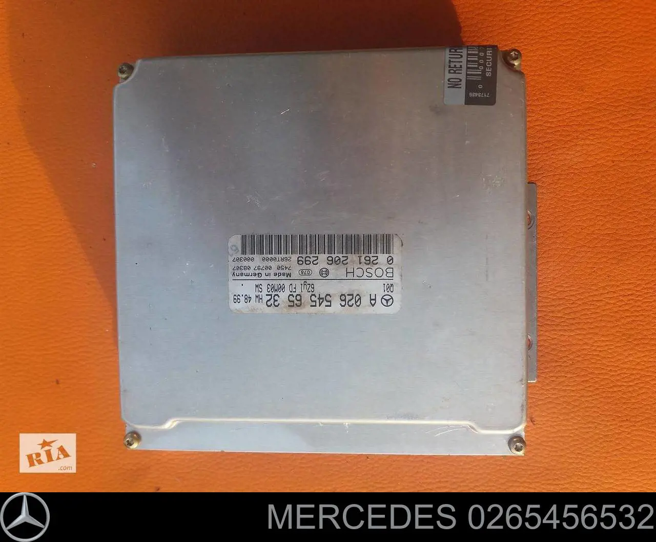 0265456532 Mercedes Módulo de direção (Centralina eletrônica) de motor