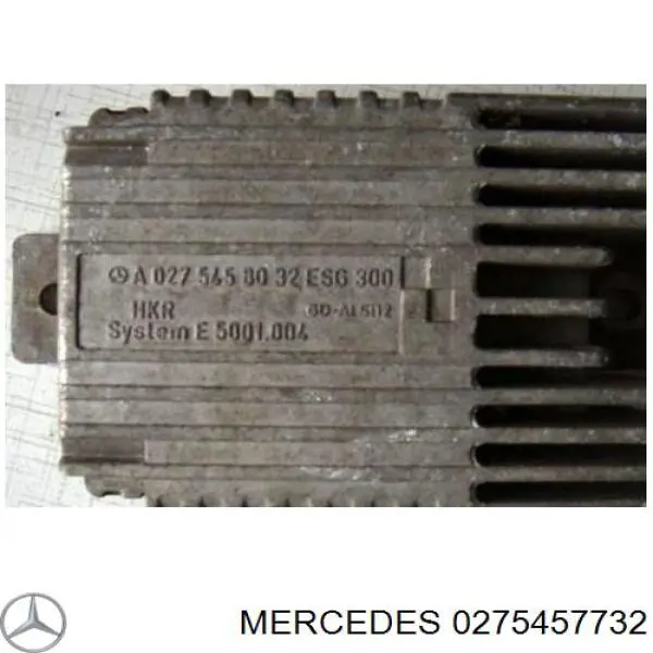 0275457732 Mercedes Regulador de revoluções de ventilador de esfriamento (unidade de controlo)