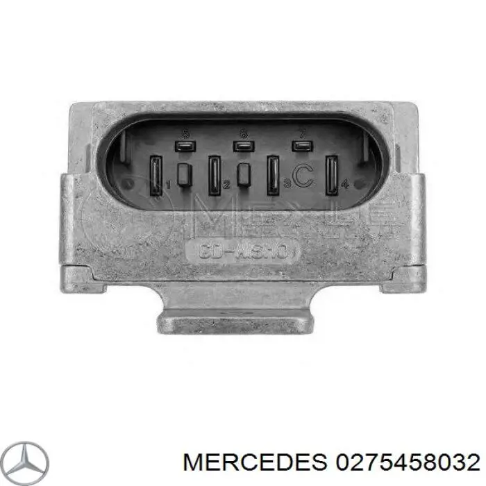 0275458032 Mercedes Regulador de revoluções de ventilador de esfriamento (unidade de controlo)