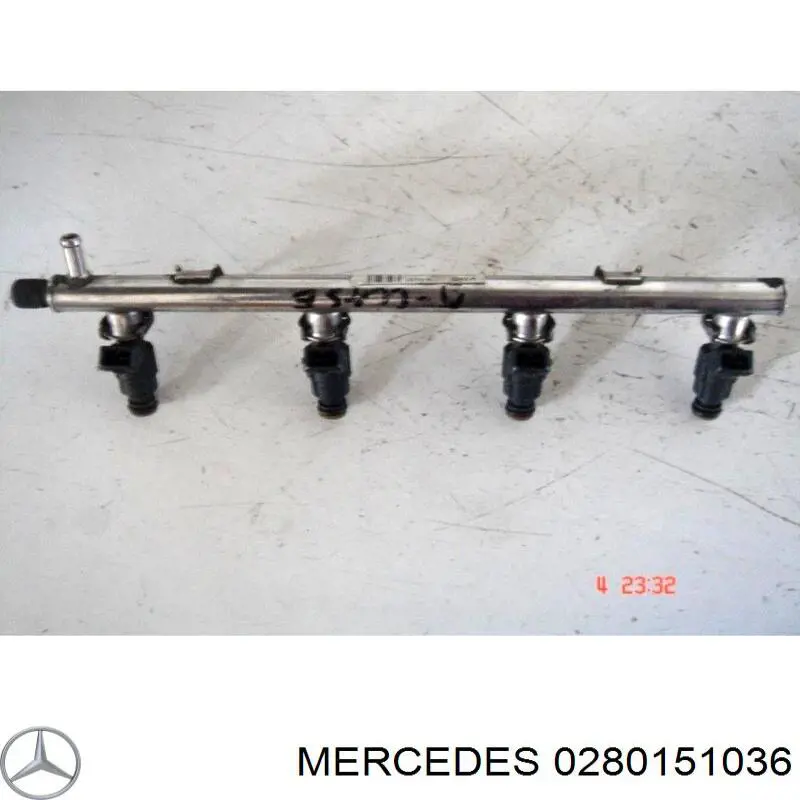0280151036 Mercedes Distribuidor de combustível (rampa)