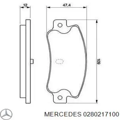 Sensor de fluxo (consumo) de ar, medidor de consumo M.A.F. - (Mass Airflow) Mercedes 0280217100 preço, a partir de 83,89 USD
