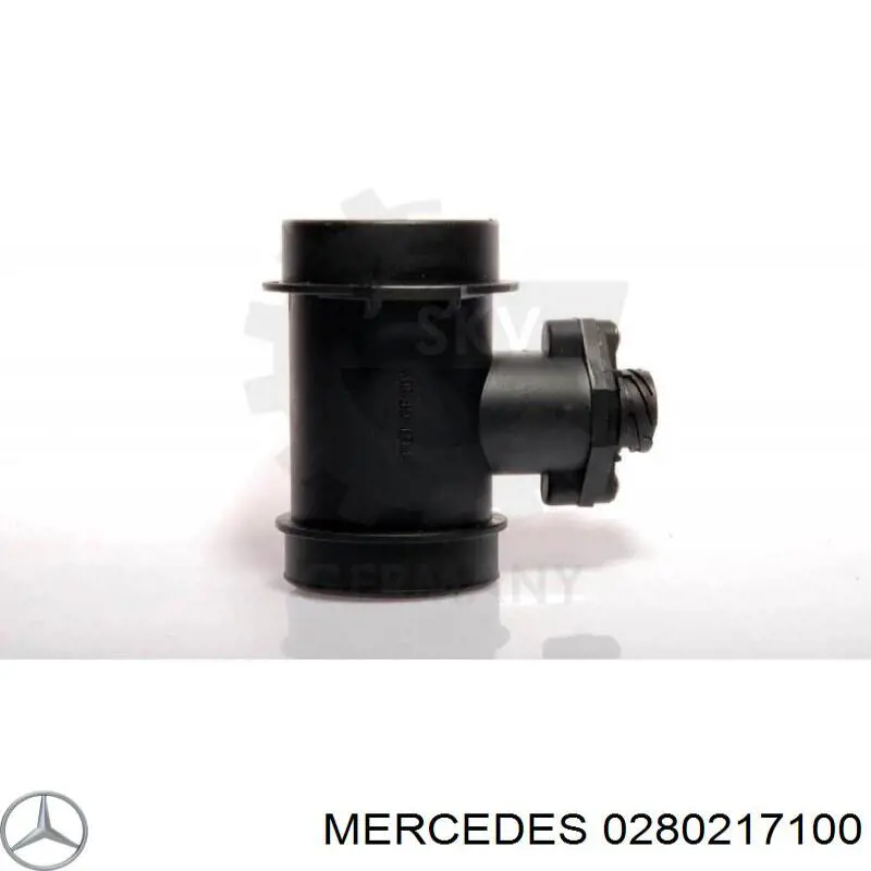 0280217100 Mercedes Sensor de fluxo (consumo) de ar, medidor de consumo M.A.F. - (Mass Airflow)
