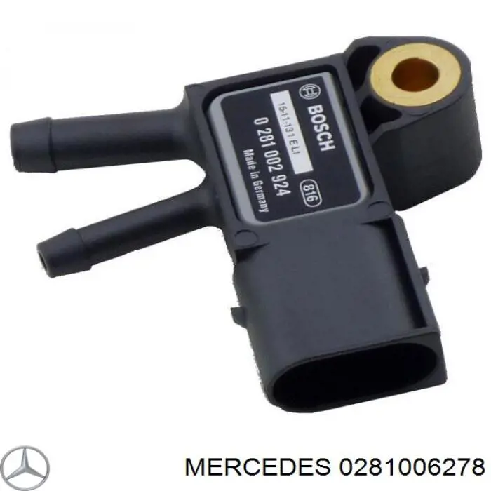 Compre 0281006278 Mercedes Sensor de pressão dos gases de escape