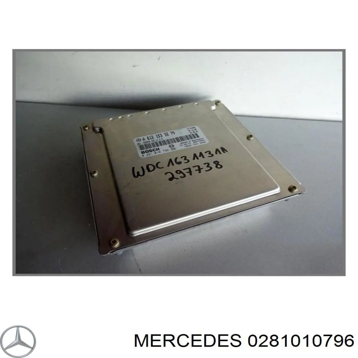 0281010796 Mercedes Módulo de direção (Centralina eletrônica) de motor
