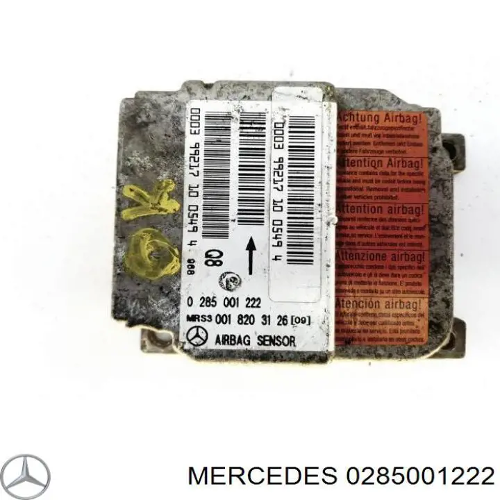 Módulo processador de controlo da bolsa de ar (Centralina eletrônica AIRBAG) Mercedes 0285001222 preço, a partir de 52,87 USD
