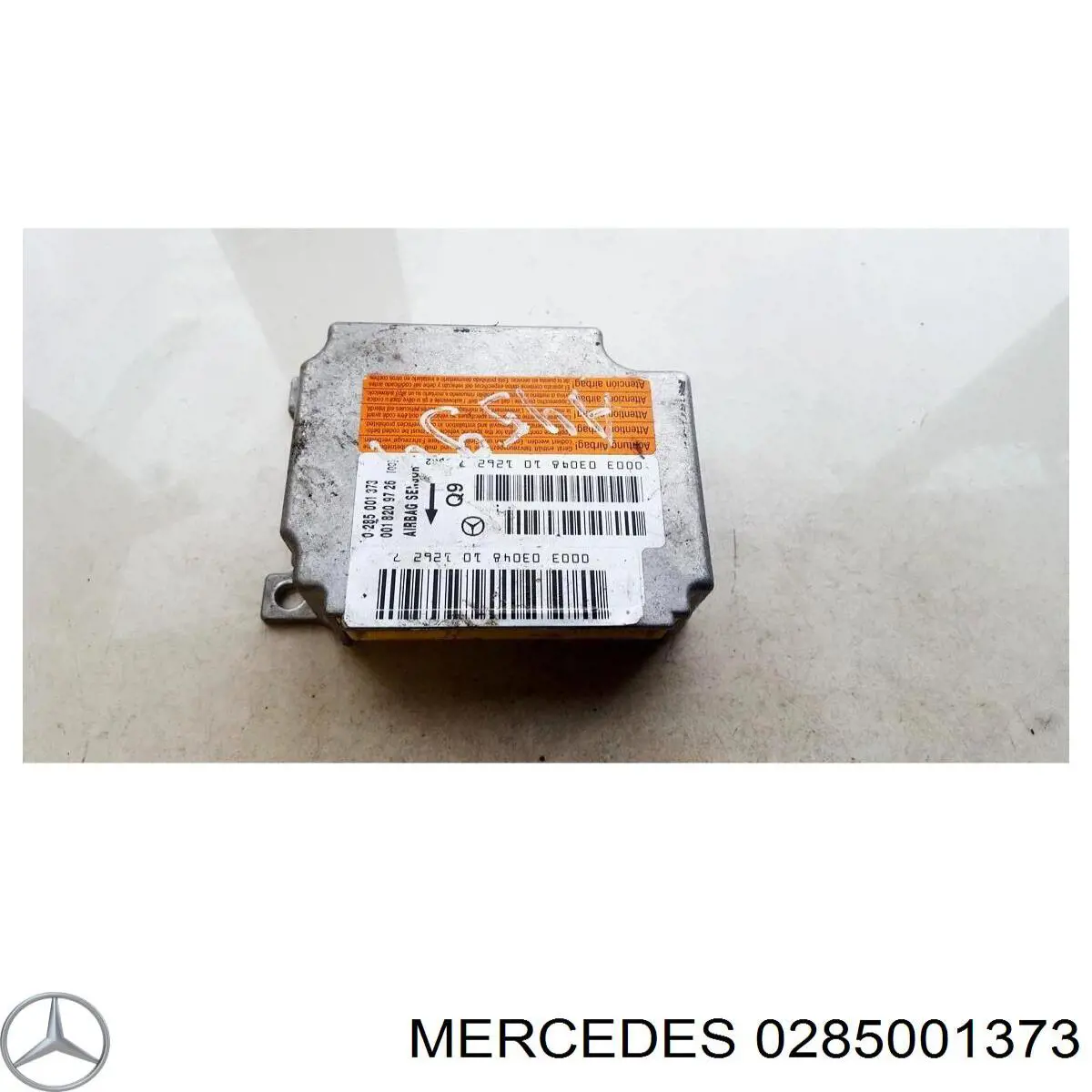 A0285001373 Mercedes Módulo processador de controlo da bolsa de ar (Centralina eletrônica AIRBAG)