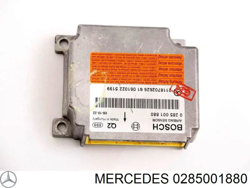 Módulo processador de controlo da bolsa de ar (Centralina eletrônica AIRBAG) Mercedes 0285001880 preço, a partir de 54,56 USD