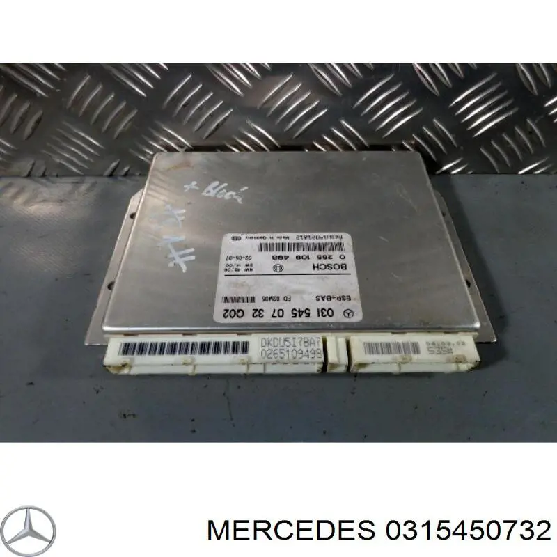 0315450732 Mercedes Unidade de controlo ESP