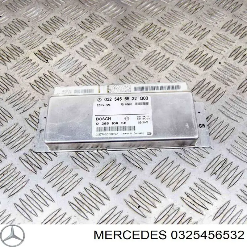 0265109512 Mercedes Unidade de controlo ESP